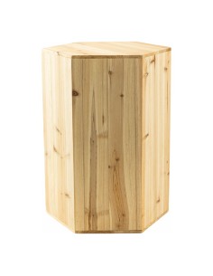Expositor hexagonal para el interior o escaparates de espacios de tiendas o comercios