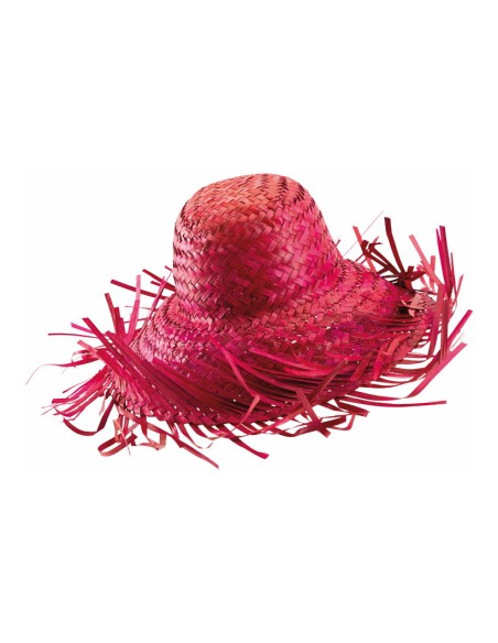 Sombrero de paja para escaparates en verano de tiendas o comercios