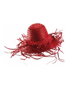Sombrero de paja para escaparates en verano de tiendas o comercios