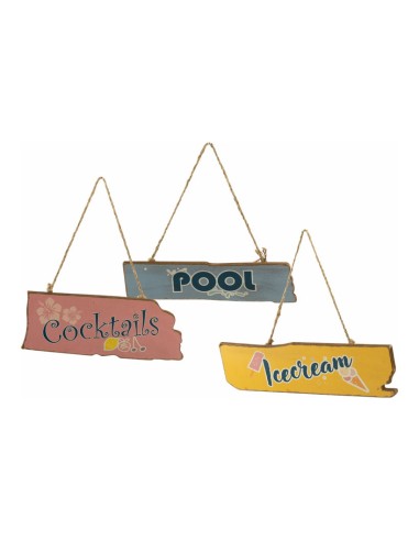 Poste de direcciones "beach" para la decoración de espacios y escaparates en verano
