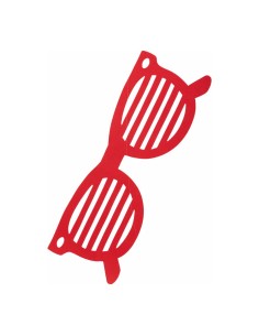 Gafas de sol ralladas para escaparates en verano de tiendas o comercios