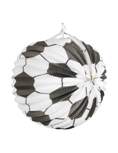 Farolillo pelota de fútbol para decoración futbolística y deportes en escaparates