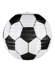 Farolillo pelota de fútbol para decoración futbolística y deportes en escaparates