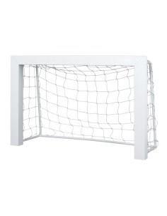 Portería de fútbol para decoración futbolística y deportes en escaparates