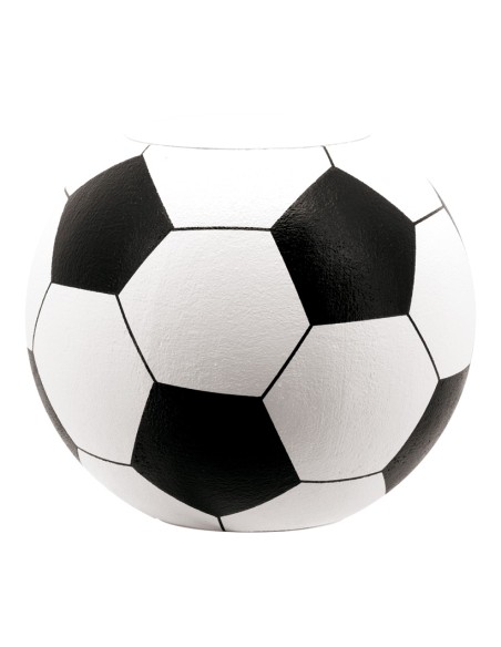 Expositor pelota de fútbol para decoración futbolística y deportes en escaparates