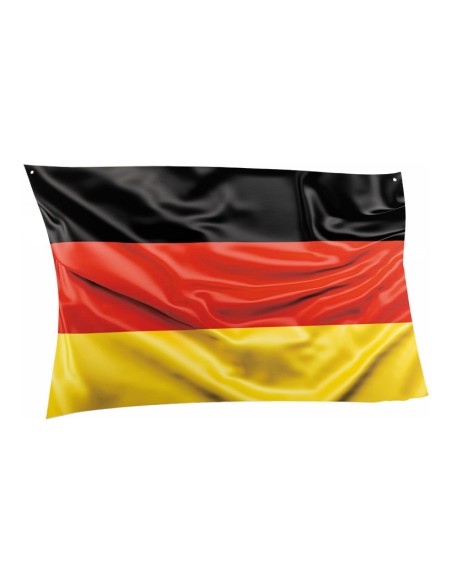 Bandera Alemana para decoración futbolística y deportes en escaparates