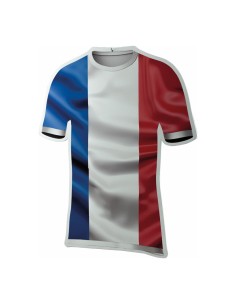 Camiseta de fútbol de Francia para decoración futbolística y deportes en escaparates