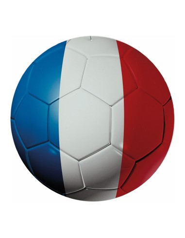 Pelota de fútbol Francia para decoración futbolística y deportes en escaparates