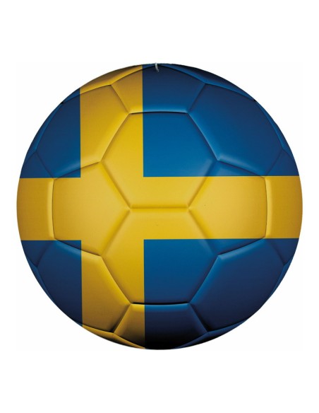 Pelota de fútbol de Suecia para decoración futbolística y deportes en escaparates