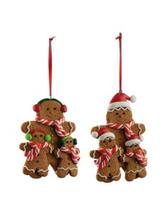 Adorno galleta jengibre para la decoración navideña de centros comerciales calles tiendas