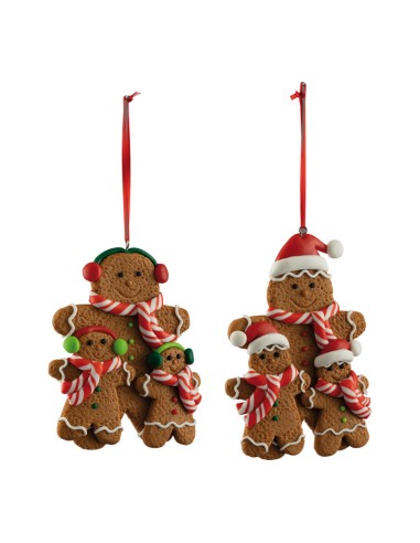 Adorno galleta jengibre para la decoración navideña de centros comerciales calles tiendas