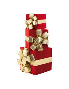 Cajas de regalo (3 tamaños) para la decoración de árboles de navidad