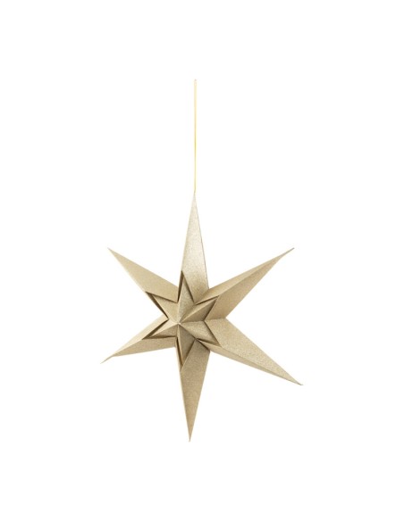 Estrella plegable para la decoración de centros comerciales calles y tiendas