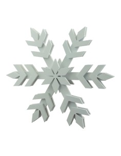 Copo de nieve Para escaparates de invierno en tiendas y centros comerciales