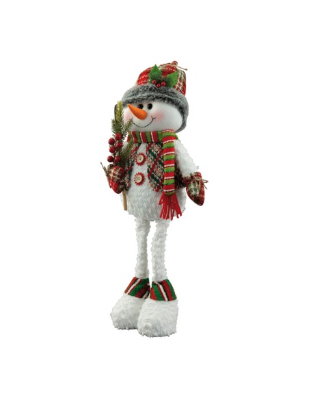 Muñeco de nieve para decoración de escaparates en invierno