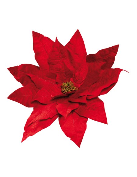 Flor de pascua para la decoración de centros comerciales calles y tiendas