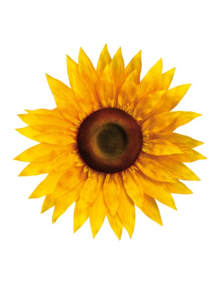 Flor girasol para escaparates veraniegos con helados en tiendas