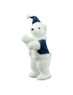 Oso polar para decoración de escaparates en invierno
