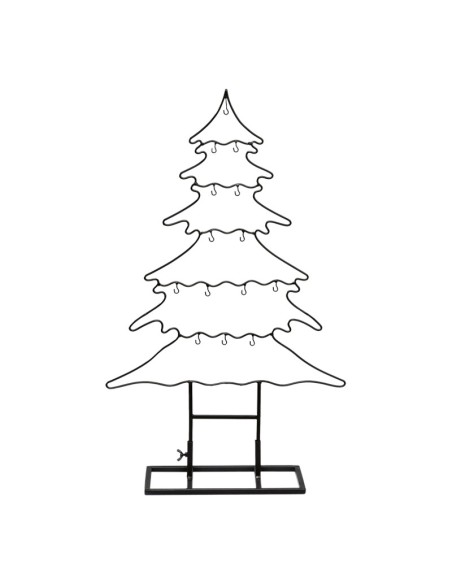Abeto para la decoración de navidad con bolas y accesorios