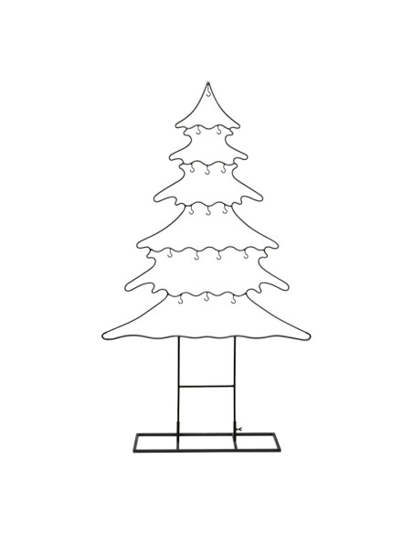 Abeto para la decoración de navidad con bolas y accesorios