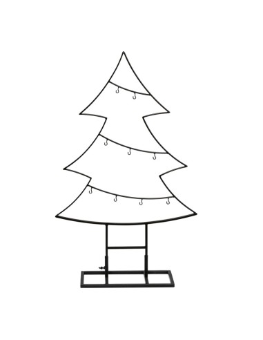 Abeto para la decoración de navidad con bolas y accesorios