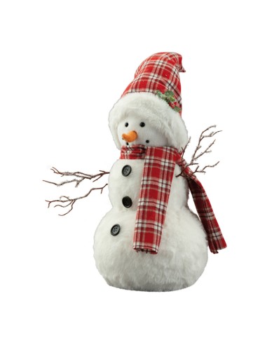 Muñeco de nieve para decoración de escaparates en invierno