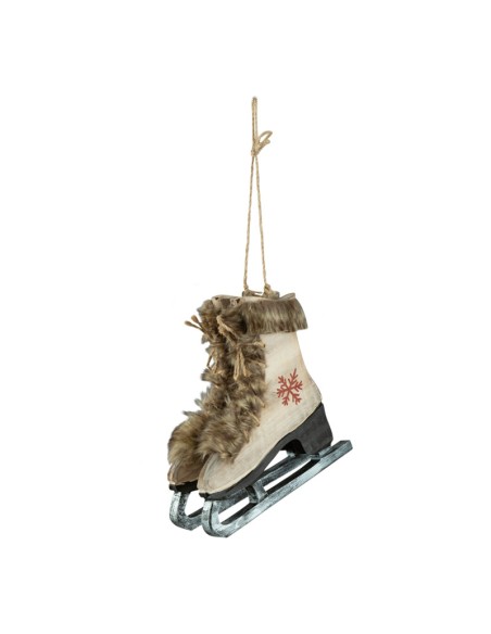 Par de patines Para escaparates de invierno en tiendas y centros comerciales