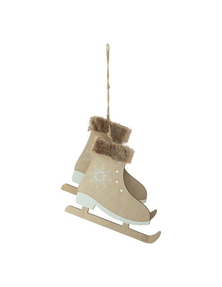 Par de patines Para escaparates de invierno en tiendas y centros comerciales