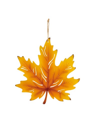 Hoja de arce para escaparates de otoño en tiendas y centros comerciales
