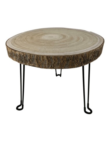 Mesa baja para la decoración otoñal de escaparates y espacios