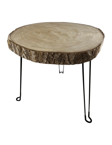 Mesa baja para la decoración otoñal de escaparates y espacios