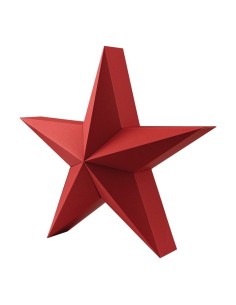 Estrella 3D para la decoración de centros comerciales calles y tiendas