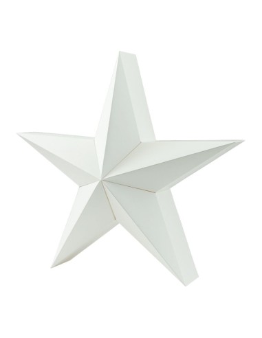 Estrella 3D para la decoración de centros comerciales calles y tiendas