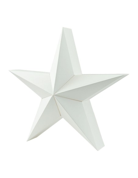 Estrella 3D para la decoración de centros comerciales calles y tiendas