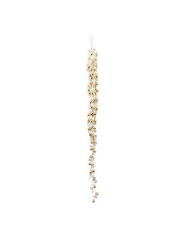 Carambano de perlas para escaparates y ambiente invernal