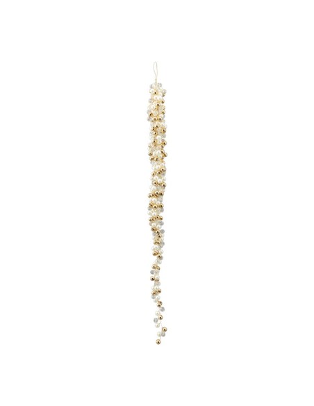 Carambano de perlas para escaparates y ambiente invernal