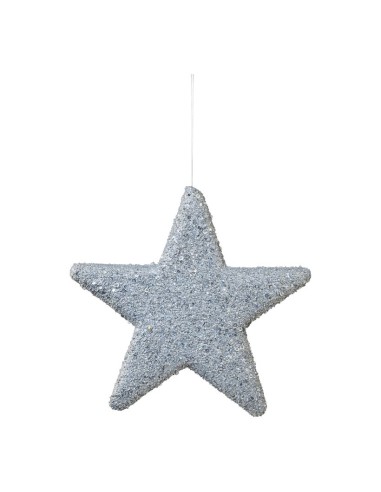Estrella con lentejuelas para la decoración de centros comerciales calles y tiendas