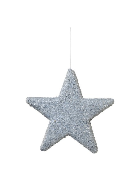 Estrella con lentejuelas para la decoración de centros comerciales calles y tiendas