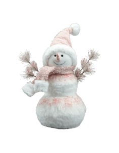 Muñeco de nieve para decoración de escaparates en invierno