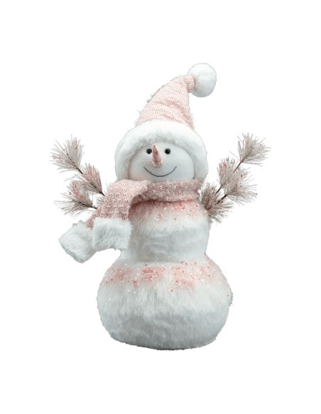 Muñeco de nieve para decoración de escaparates en invierno
