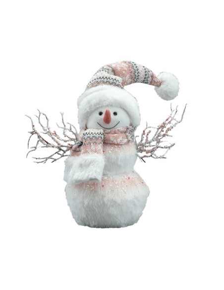 Muñeco de nieve para decoración de escaparates en invierno