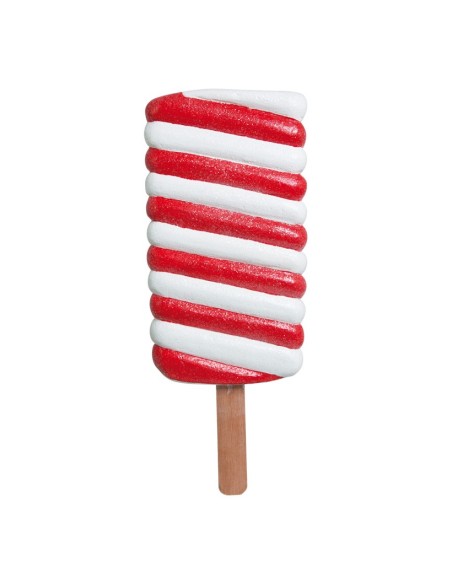 Imitación de helado twister con palo sabor fresa nata para heladerías cafeterías y la decoración de escaparates de tiendas