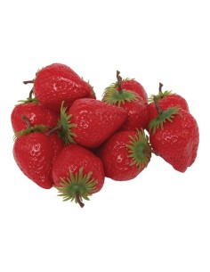 Imitación de fresas tamaño original para fruterías y la decoración de escaparates de tiendas o comercios 2