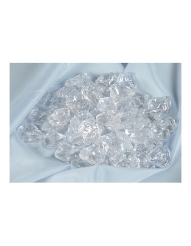 Imitación de cubitos de hielo para pescaderías y la decoración de escaparates de tiendas o comercios