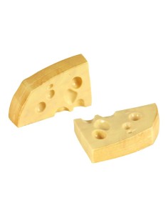 Imitación de porciones de queso cortadas para queserías y charcuterías y escaparates de tiendas 2