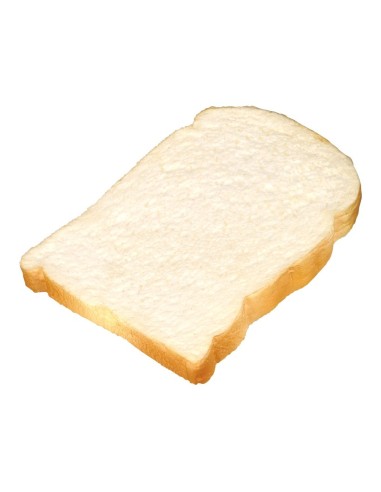 Imitación de rebanada de pan de molde para panaderías pastelerías y escaparates de tiendas