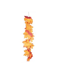 Guirnaldas de hojas de arce Para decorar centros comerciales y escaparates en otoño 2