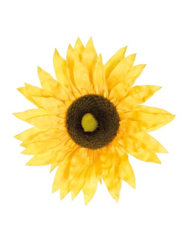 Cabeza de girasol para la decoración de fiestas populares y escaparates