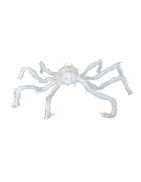 Araña decorativa para Halloween en escaparates de tiendas