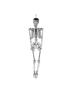 Esqueleto con percha para la fiesta de Halloween 2